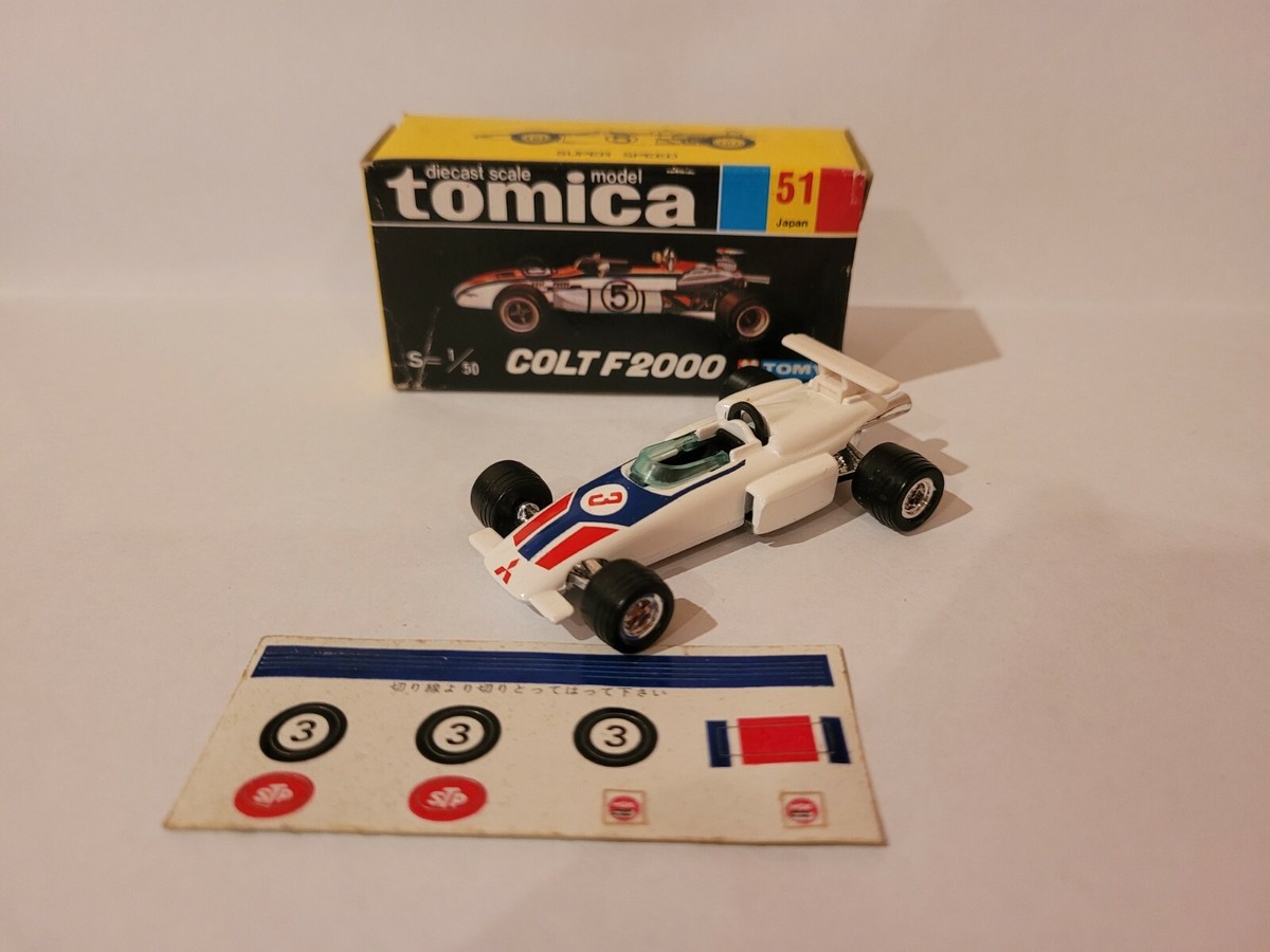 TOMICA 51 - MITSUBISHI COLT F2000 [WHITE] NEAR MINT VHTF BOX
