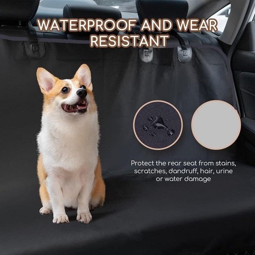 Funda de asiento para mascotas Protector de asiento trasero de coche para perro Hamaca Cojín Alfombrilla para camión SUV - Imagen 6 de 10