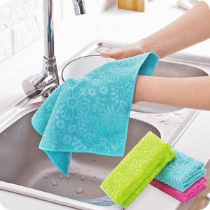 Towels Dishcloths Linen Kitchen Towels Washing Dish Cloth Bamboo