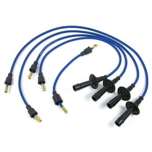 Cables de enchufe Pertronix azul de 7 mm para VW de 4 cilindros con extremos de enchufe grandes - 704301 - Imagen 1 de 1