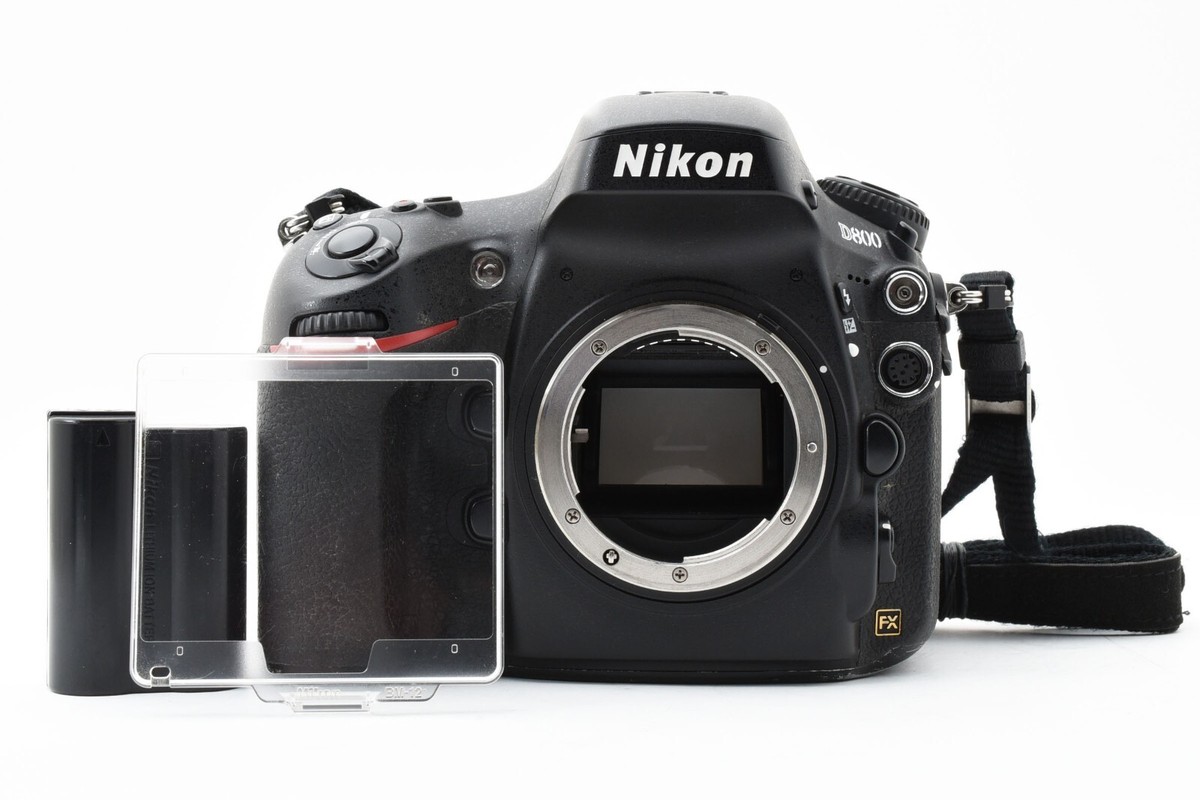 Nikon D800 MP FX Digital SLR Camera w/Battery Black Body From