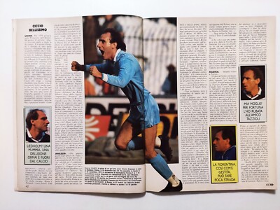 Guerin Sportivo N°9 1987 - Naples Premier Scudetto, Boniek Roma - Magazine Italie