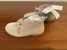 NEW GAP Toddler Beige Tan Khaki Suede Leather Dressy Chukka Boots /Shoes Size 11