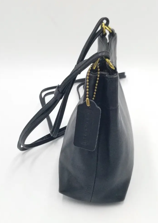 バッグ COACH Vintage Leather Black Shoulder Bag Coach Vintage Black 337 Leather Crossbody | eBay