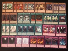YUGIOH MONARCH DECK- RAIZA- CAIUS- ZABORG- THESTALOS- EDEA- EIDOS- STORMFORTH NM