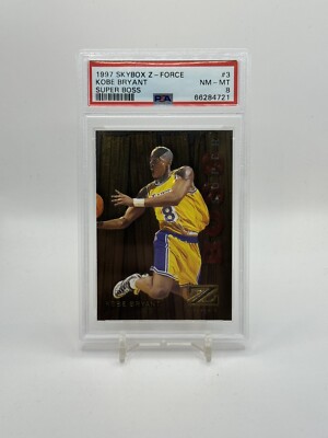 1997 Skybox Z-Force Kobe Bryant Super Boss PSA 8 ?? LAKERS | eBay