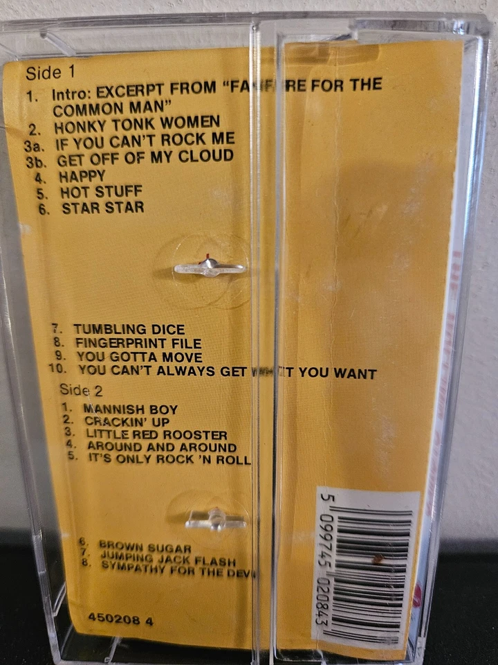 THE ROLLING STONES Love You Live 1977/1986 CASSETTE TAPE 2 RECORD SET ON 1 ROCK - Image 4 of 4