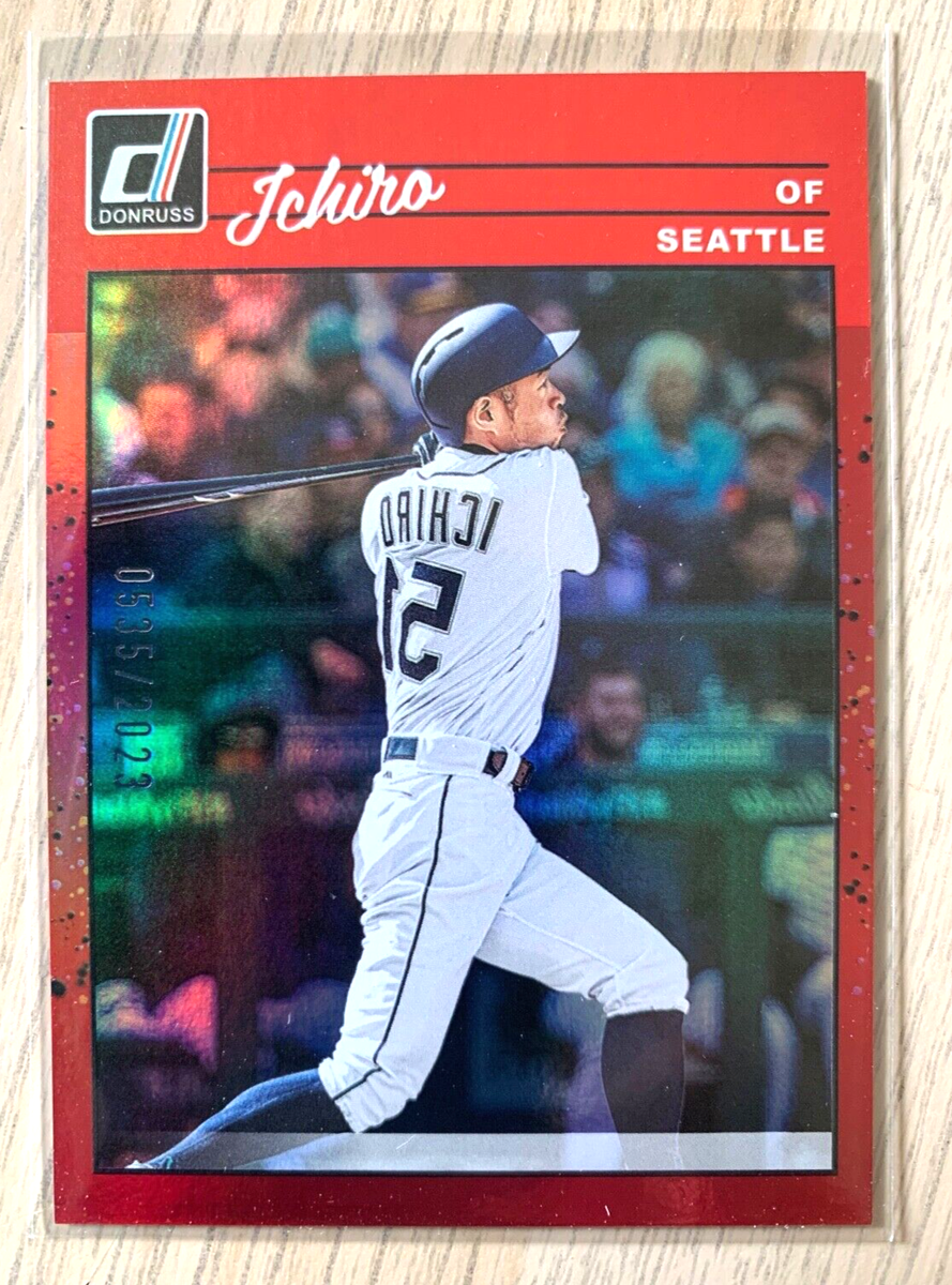 2023 Donruss retro red ICHIRO #ed 535/2023! Seattle Mariners | eBay