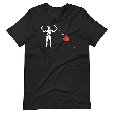 Blackbeard Flag Edward Teach Shirt, Pirate Shirt, Blackbeard Shirt, Skull