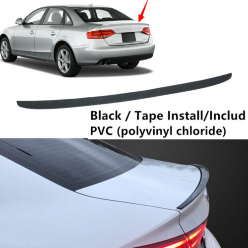 116cm Fit For AUDI A4 B8 08-15 Saloon Rear Wing Lip Spoiler Tail Trunk Universal - Picture 1 of 6