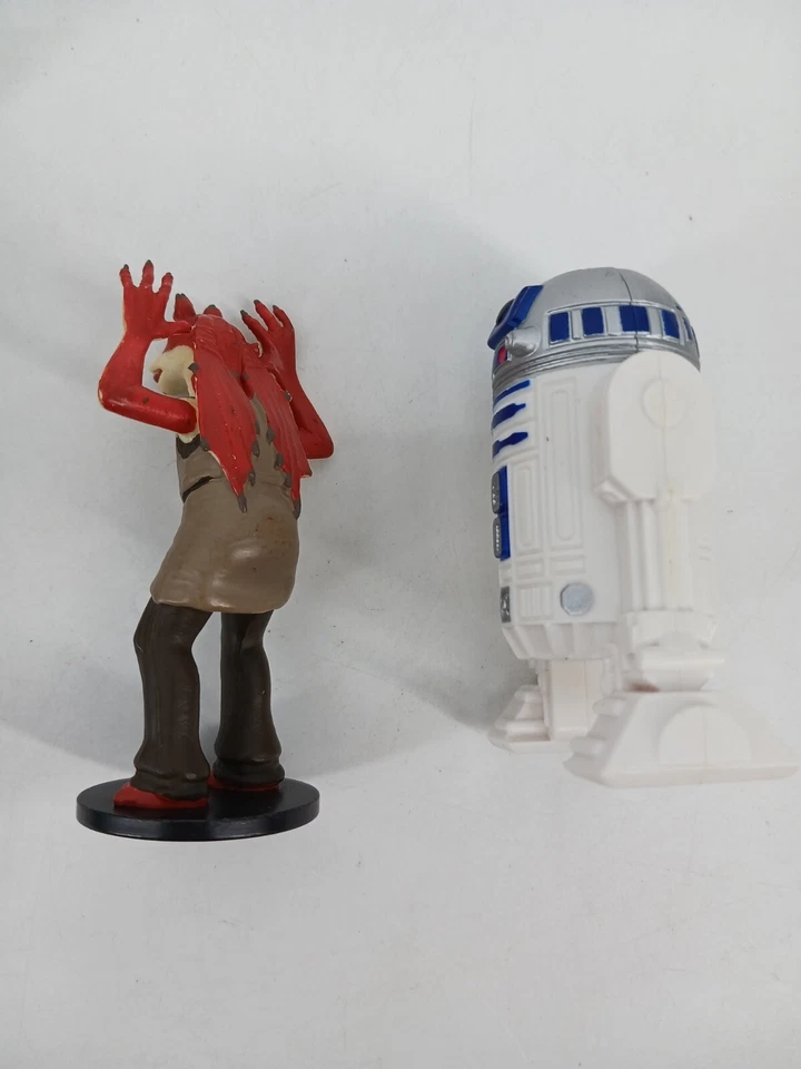 Lote 3 Figura Applause Star Wars 1999 Watto 7" Tarro Tarro Binks 3.5" R2-D2 3" LEER Foto 3 de 4