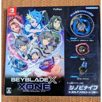 BEYBLADE X XONE SWITCH Software + DLC & Shinobi Knife 4-60LF 2024