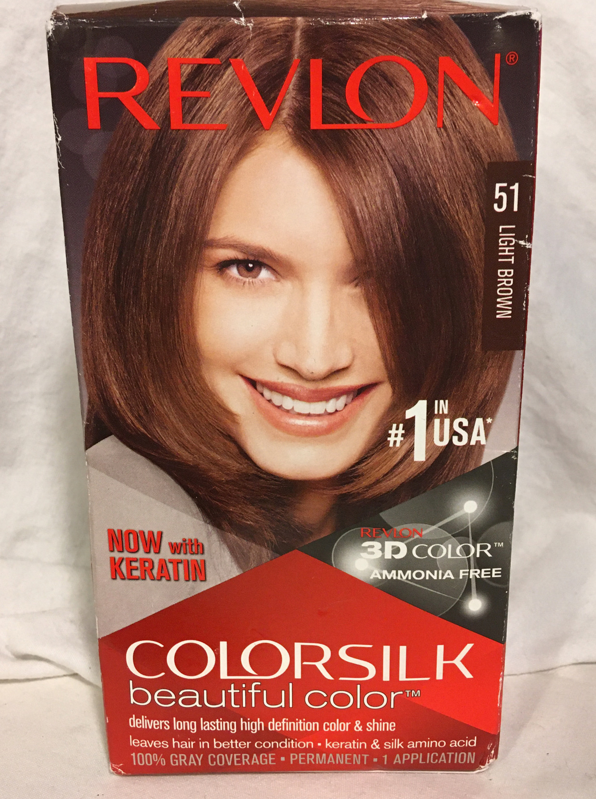 Revlon Colorsilk Beautiful Color 51 Light Brown 794437483436 | eBay