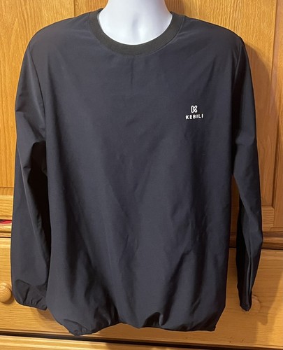 KEBILI Black Sauna Shirt L/S Unisex Sz 3XL XXXL Black Heat Trapping Weight Loss