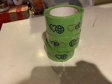 2" x 75 yards Official eBay Branded Packaging Tape 6 ROLLS NEW LIGHT GREEN