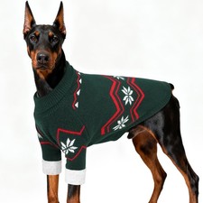 WINGOIN Dog Sweater for Large Dogs, XXXXL Size Dog Christmas Sweaters, Male F...