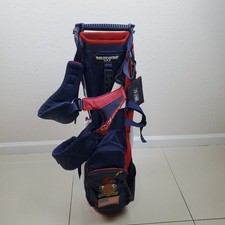 Sun Mountain Missoula Montana 4-Way Golf Stand Bag Navy/White  USA FLAG 🇺🇸