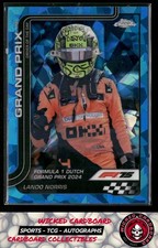 Lando Norris 2025 Topps Chrome Sapphire Edition Formula 1 #136 McLaren F1