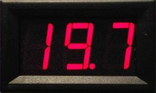 Digital Voltmeter Panelmeter Einbauvoltmeter DC 0- 99,9V Rot LED Spannungsmesser