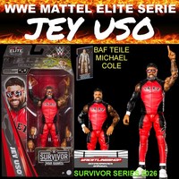 WWE Mattel Elite Survivor Series 2026 JEY USO Wrestling Figur Basic Wargames OTC