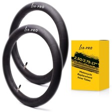  2-Pack 2.50/2.75-17  70/100-17 Motorcycle Inner Tubes - Compatible with Honda,