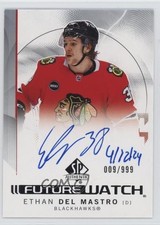 2024 SP Authentic Future Watch Inscriptions 9/50 Ethan Del Mastro #154 Auto 7ez