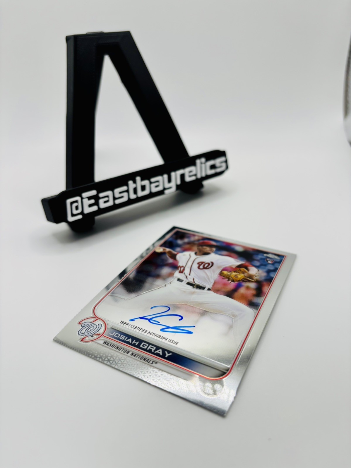 2022 Topps Chrome Josiah Gray Rookie Auto RC #RA-JG Nationals