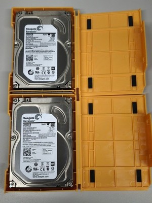 2 Stück Seagate Barracuda 3TB SATA 3.5'' HDD je nur 180 Betriebsstunden
