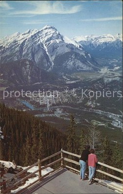Canadian Rockies Cascade Mountain village of Banff Sulphur Mountain Banff Nation