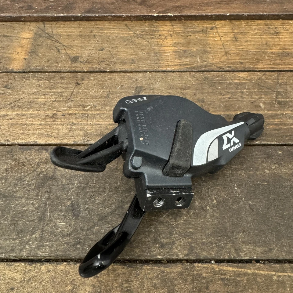SRAM X7 Trigger Shifter Left 2-Speed Front Impulse Technology MTB Missing Clamp - Image 3 of 4