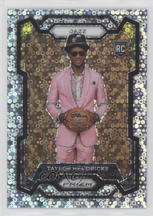 2023-24 Panini Prizm Rookie Variation Fast Break Taylor Hendricks #161 5l1