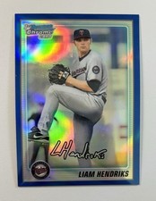 2010 Bowman Chrome Liam Hendricks 1st Prospect Blue Refractor #’d /150 #BCP183