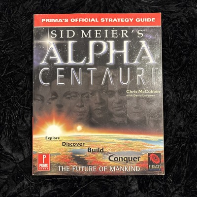 Sid Meier's Alpha Centauri - Prima's Official Strategy Guide - 1999 - Used