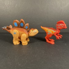 Lot of 2 Playskool Heroes Jurassic World TRACKER Dinosaur Action Figures Hasbro