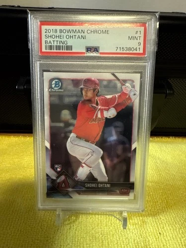 2018 Bowman Chrome Shohei Ohtani #1 Rookie Card PSA 9 MINT