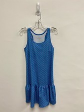 Vineyard Vines SIZE 10/12 Blue Multi Color Sleeveless Girl's Dress