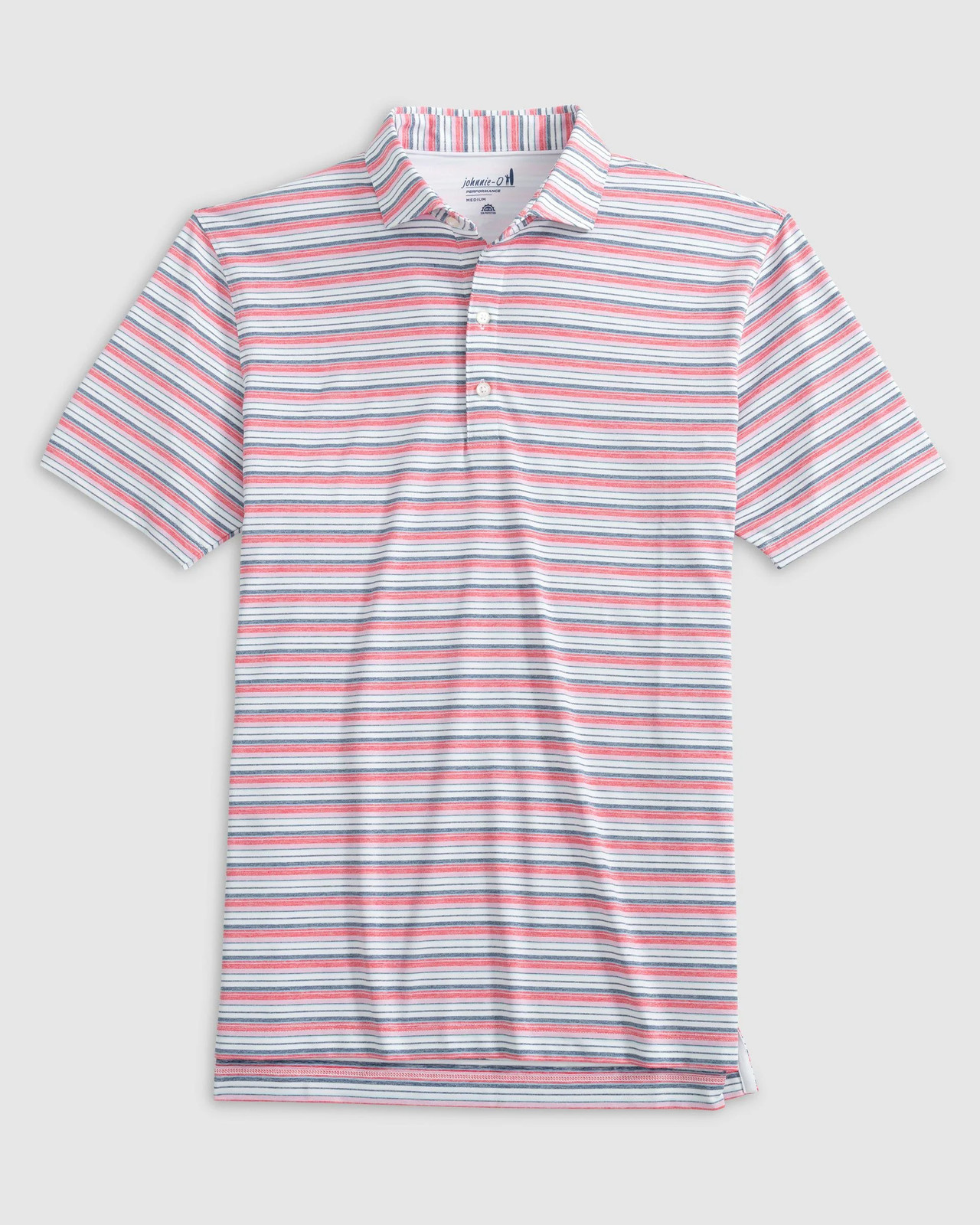 johnnie-O Performance Jersey Polo - Tyson Stripe