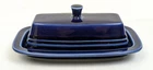 Fiesta Ware Cobalt Blue Covered Butter Dish Fiestaware 2-Piece Made USA