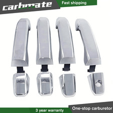 Exterior Door Handles 4x Chrome For 2014-2017 Chevrolet Silverado 1500 Exterior Door Handles 4x Chrome For 2014-2017 Chevrolet Silverado 1500