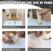 6Pcs Anti Slip Dog Socks to Prevent Licking Paws, Dog Shoes for Hot Pavement,...