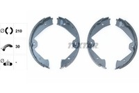 Textar Bremsbackensatz, Feststellbremse 91074700 FüR Audi Porsche VW