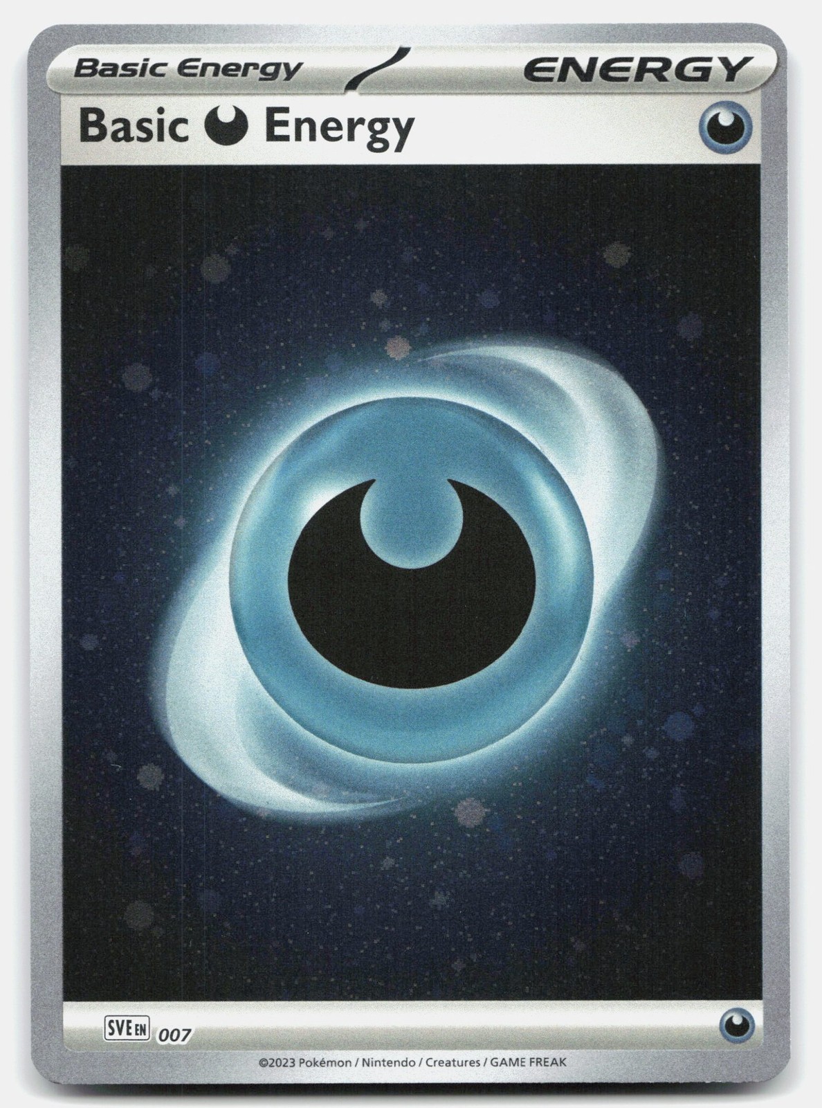 Basic Darkness Energy [SVE - 007] NM - SVE: Scarlet & Violet Energies