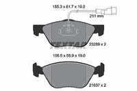 Textar Bremsbelagsatz, Scheibenbremse Vorderachse U.A. FüR Alfa Romeo, Fiat