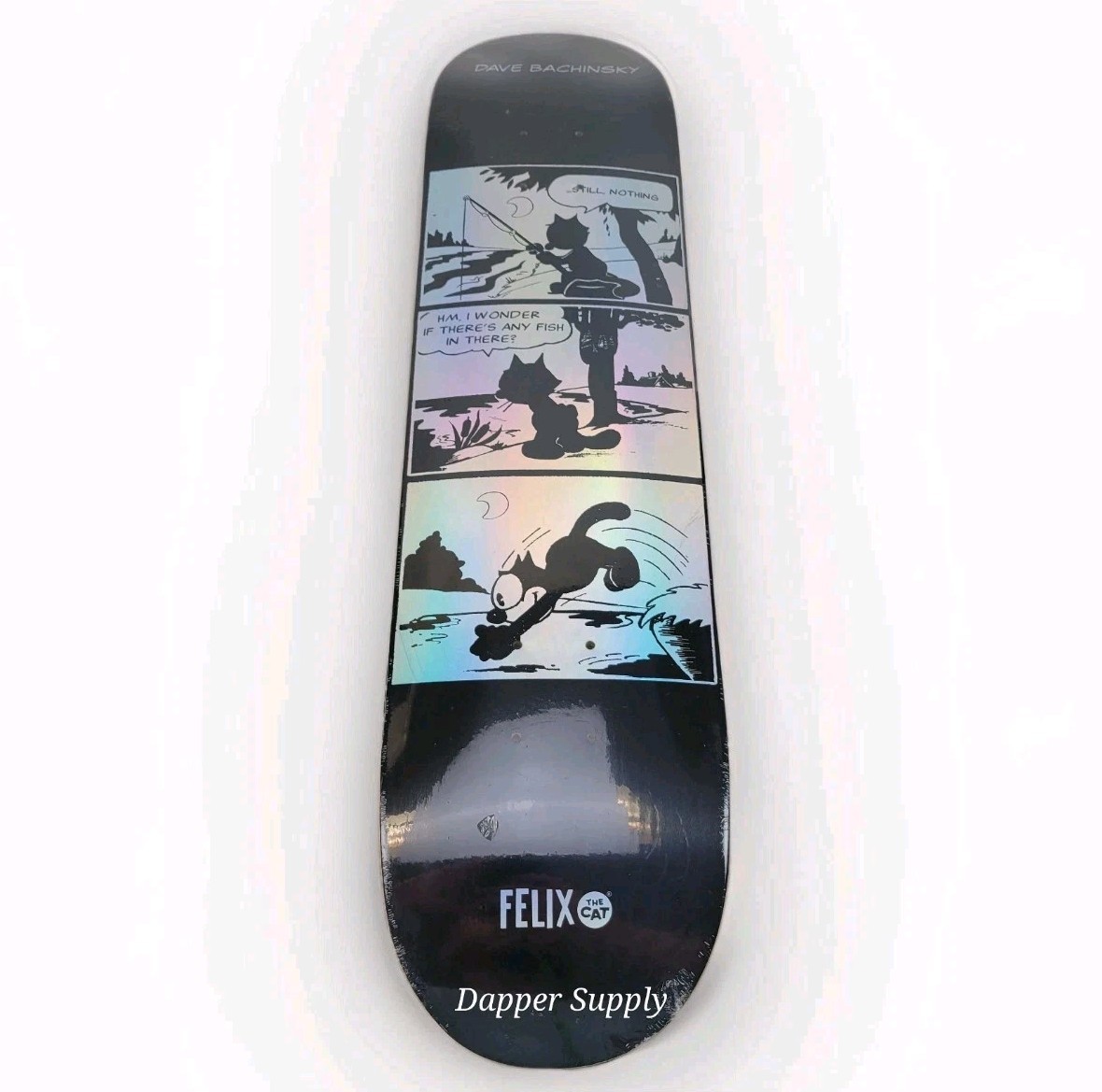 Darkstar Skateboard “Felix The Cat” Fishing Deck - Size 7.5