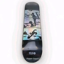 Darkstar Skateboard “Felix The Cat” Fishing Deck - Size 7.5 Dave Bachinsky