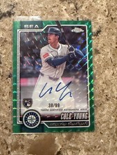 Cole Chrome 2026 Green Refractor /99 Auto