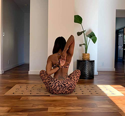 Eco-Friendly Yoga Mat with 65+ Illustrated Poses for Beginners Eco-Friendly Yoga Mat with 65+ Illustrated Poses for Beginners