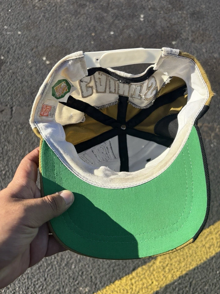 De colección New Orleans Saints American Needle Blockhead Snapback Sombrero Foto 3 de 4