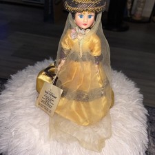 1960  s Corrine's BRIDES OF ALL NATIONS Colombia Doll in Yellow Dress W/ Tags