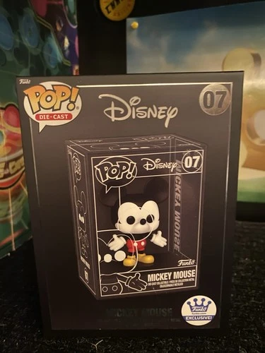 $1 SALE Funko Pop Die Cast #07 Funko Shop Exclusive Mickey Mouse Made Of Metal